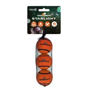 Dog Comets Tennisbal Starlight S Oranje (3-pack)