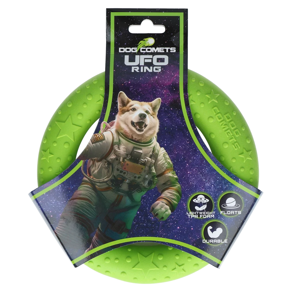 Dog Comets UFO Ring Groen M