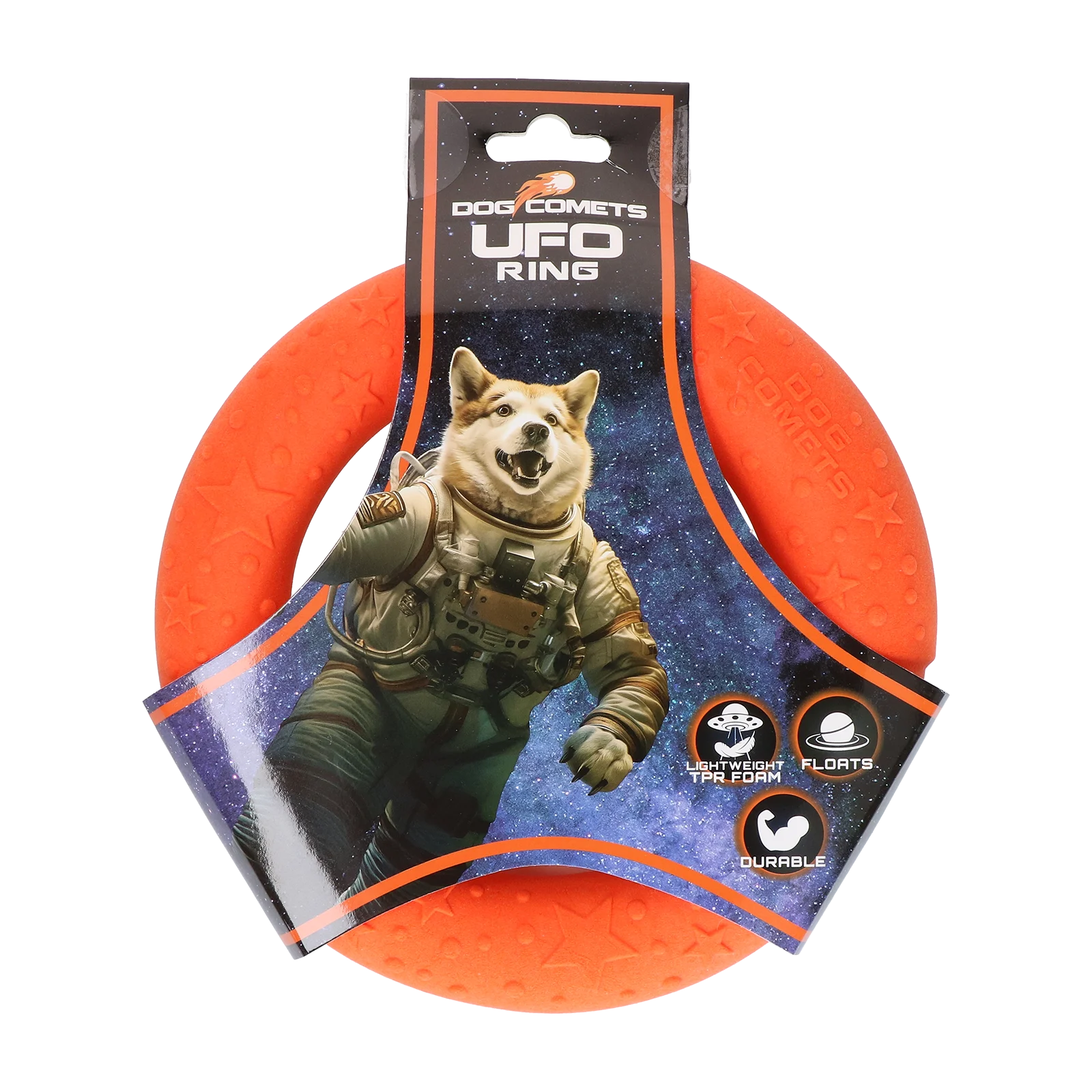 Dog Comets UFO Ring Oranje S
