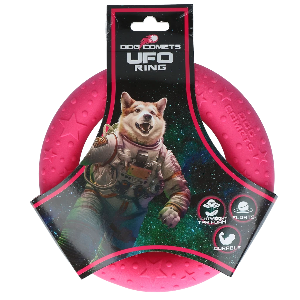 Dog Comets UFO Ring Roze M