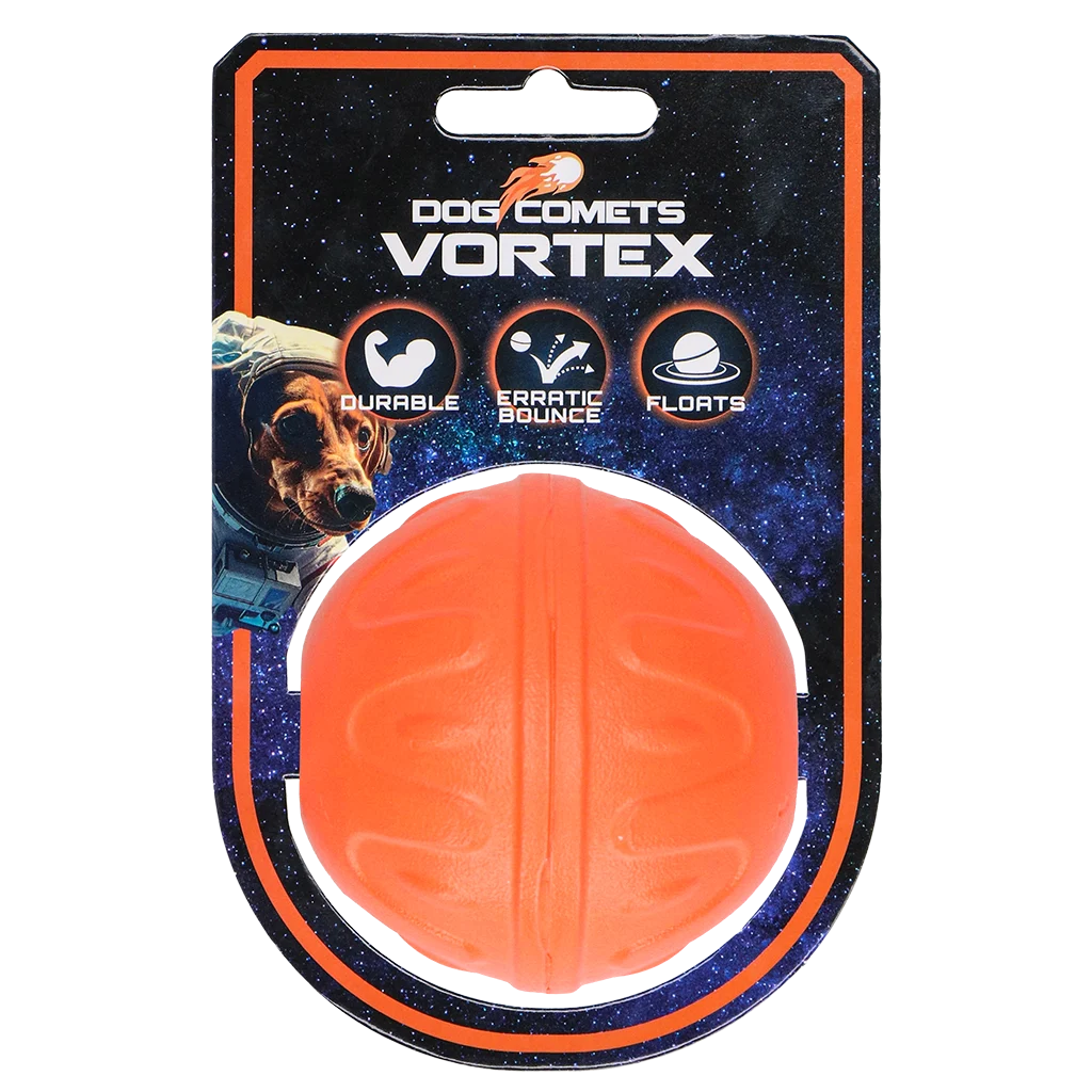 Dog Comets Vortex bal Oranje