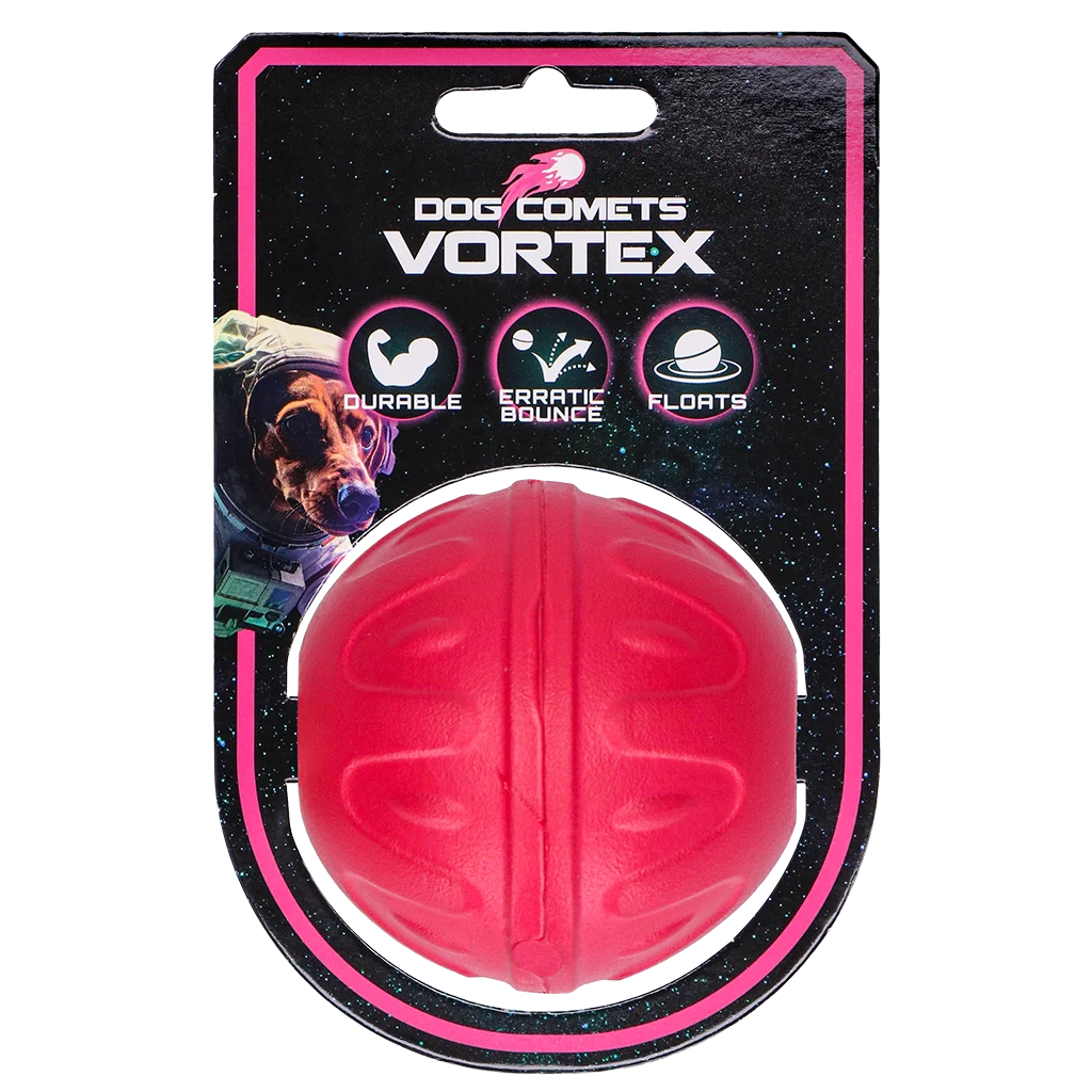 Dog Comets Vortex bal Roze