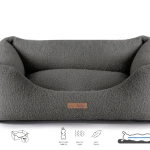 Dog’s Lifestyle Hondenmand Boucle Antraciet