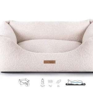 Dog’s Lifestyle Hondenmand Boucle Ivoor Ivory