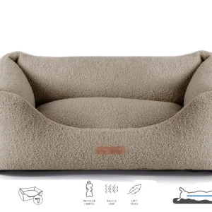Dog’s Lifestyle Hondenmand Boucle Taupe