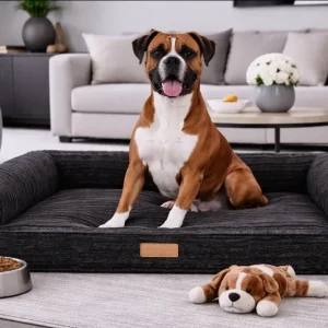 Dog’s Lifestyle hondenmand Rib Zwart Orthopedisch