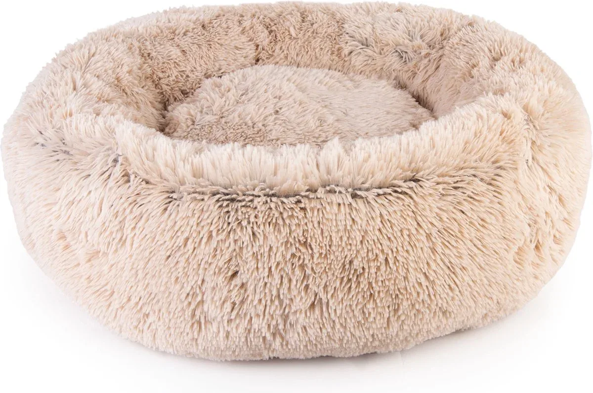 Donut Orthopedische Hondenmand Snuggle Zand