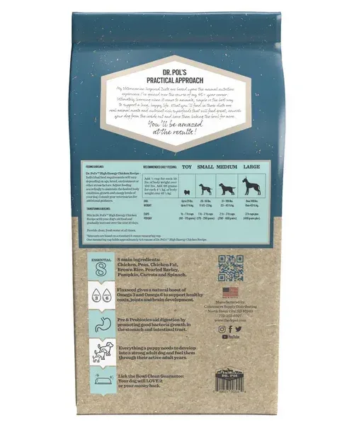 Dr. Pol High Energy Kip (voor actieve honden en Puppy's) - Image 2