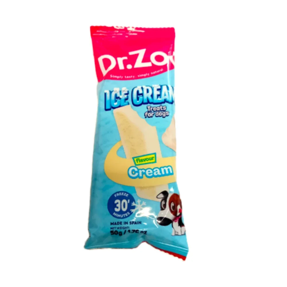 Dr. Zoo - Hondenijs - Overheerlijk & verkoelend - Room - 50g