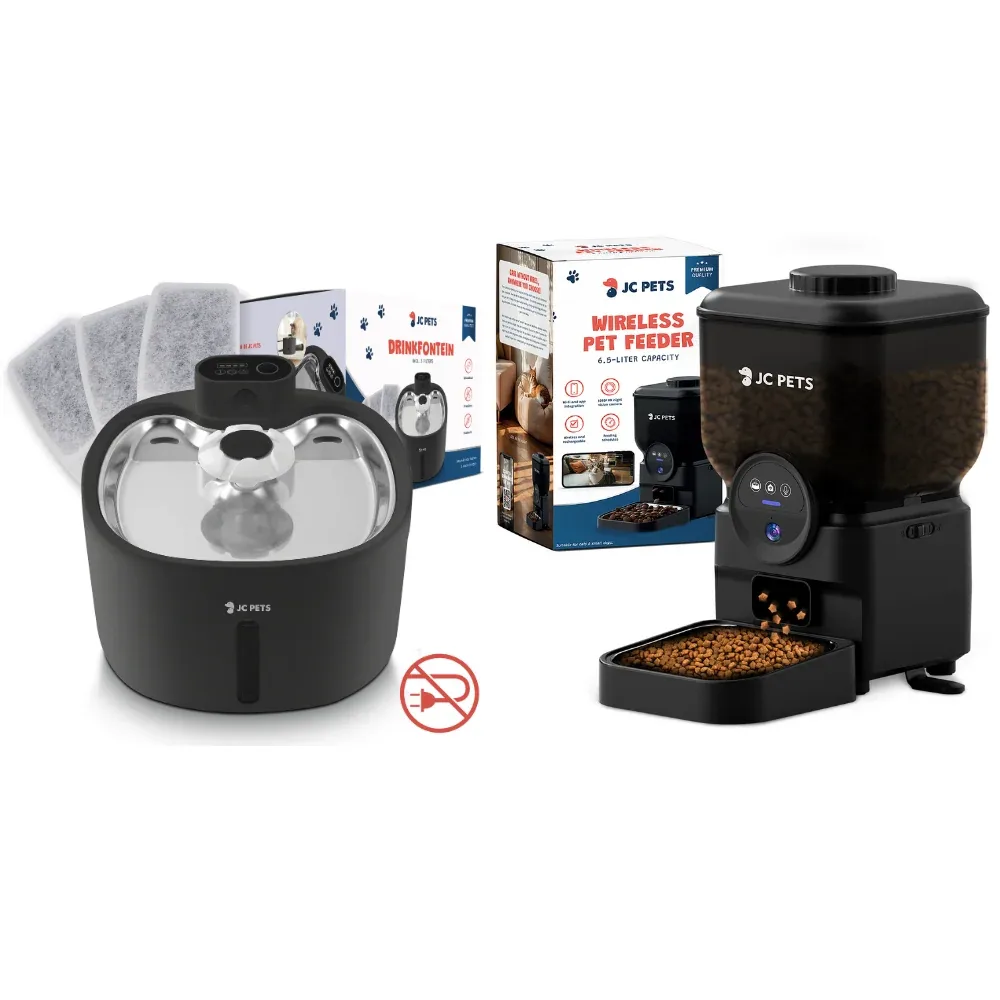 Drinkfontein + Automatische Voerbak