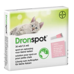 Dronspot Pipetten - Ontwormen Grote Kat - 2 Stuks - L