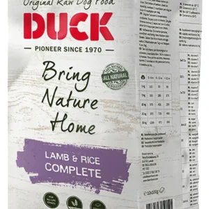 Duck Hondenvoer Compleet Lam & Rijst - 1 Kilogram - Lam & rijst