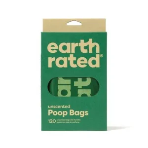 Earth Rated 120 poepzakjes met handvat