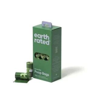 Earth Rated Poepzakjes Gerecycled 21x15 St - Lavendel