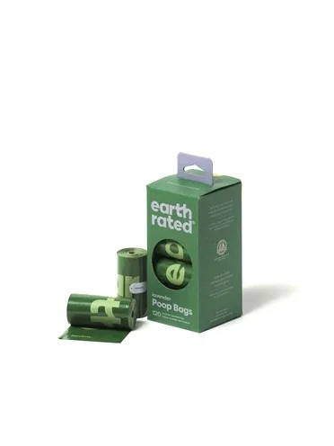 Earth Rated Poepzakjes Gerecycled 8x15 St - Lavendel