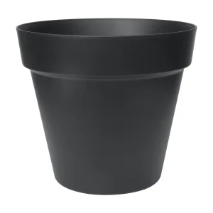 Easyday Smile - Bloempot - Zwart - 25 cm