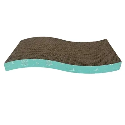 Easypets Cat Scratcher Wave - Turquoise