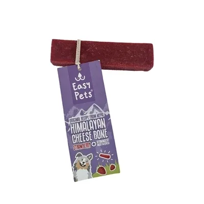 Easypets Himalayan Cheese Bone Kaas Bot Aardbei - 110 gram