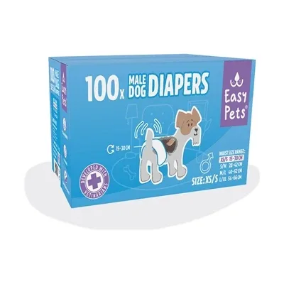 Easypets Hondenluiers Reu 100 St - XS