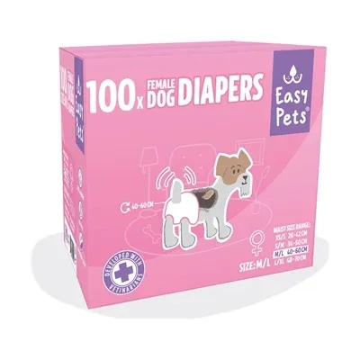 Easypets Hondenluiers Teef 100 St - M