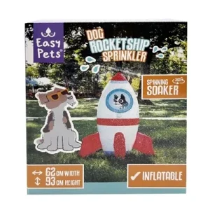 Easypets Summer Rocketship Sprinkler