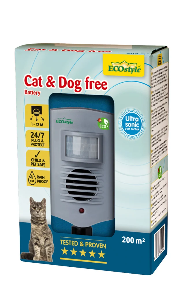 ECOstyle Cat & Dog free 200 m虏 - Tegen honden en katten - 200 m2