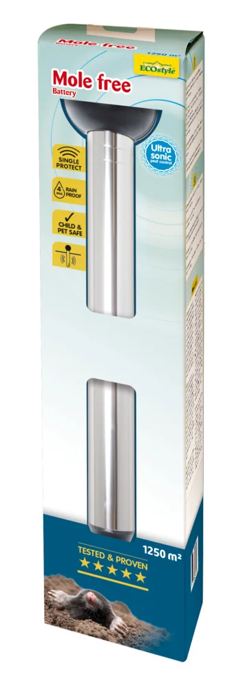 ECOstyle Mole free 1250 m虏 - Tegen mollen - 1250 m2