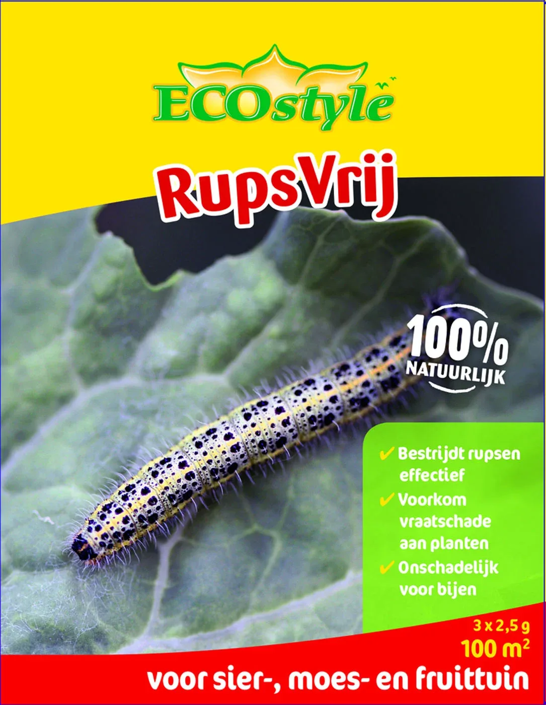 ECOstyle RupsVrij - Gewasbescherming - 25 Gram - Vloeibaar concentraat
