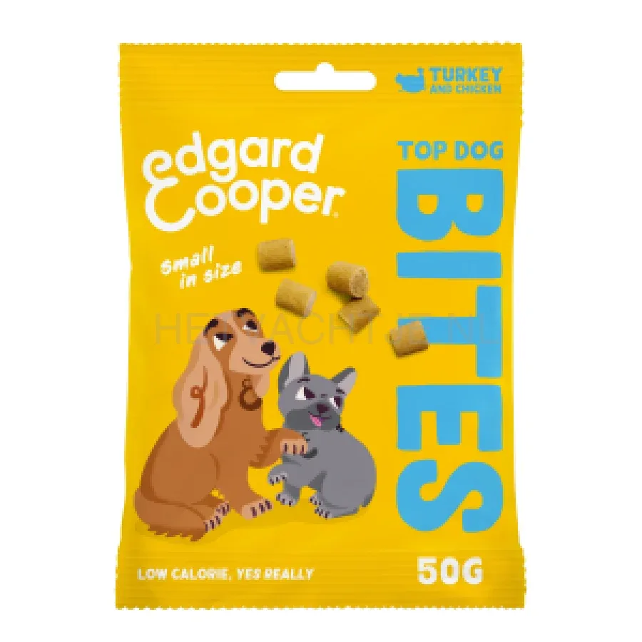 Edgard & Cooper - Bites Kalkoen met Kip