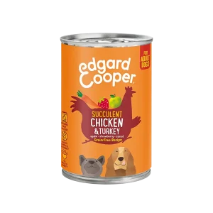 Edgard & Cooper Blik Kip & Kalkoen Graanvrij 400 g