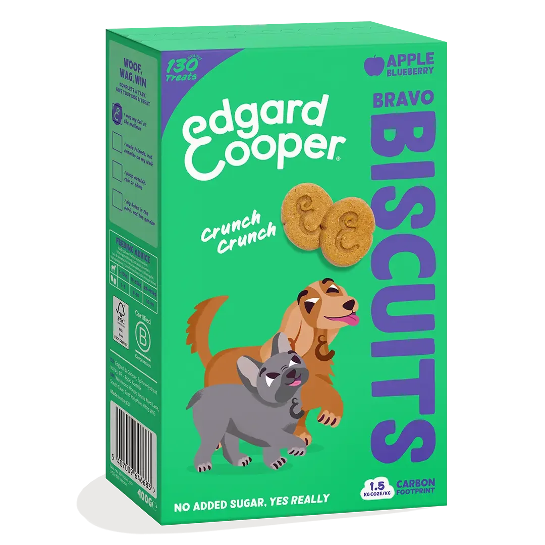 Edgard & Cooper Bravo Koekjes met Appel & Bosbes 400 gram
