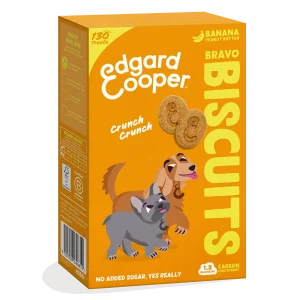 Edgard & Cooper Bravo Koekjes met Banaan & Pindakaas 400 g