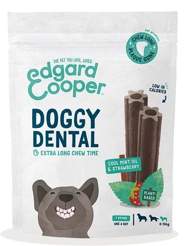 Edgard & Cooper Dental Sticks Aardbei / Mint - 105 gram