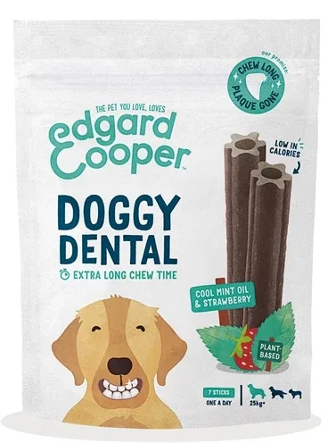 Edgard & Cooper Dental Sticks Aardbei / Mint - 240 gram