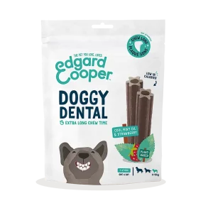 Edgard & Cooper Doggy Dental Munt & Aardbei Small