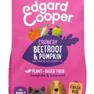 EDGARD & COOPER HOND ADULT PLANTAARDIG RODE BIET / POMPOEN 7 KG