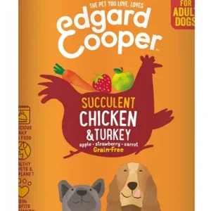 EDGARD & COOPER KIP / KALKOEN BLIK GRAANVRIJ 6X400 GR