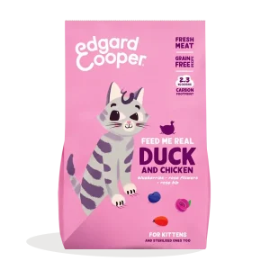 Edgard & Cooper Kitten Eend & Kip Graanvrij 2 kg