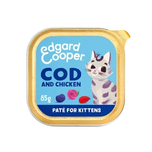 Edgard & Cooper Kitten Paté Kabeljauw & Kip