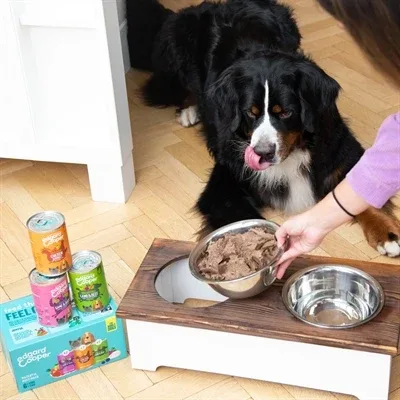 EDGARD & COOPER MULTIPACK HOND ADULT KIP / LAM / WILD GRAANVRIJ 6X400 GR - Image 2