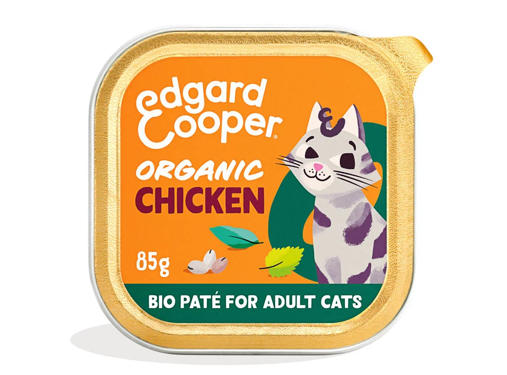 Edgard & Cooper Pat茅 Organisch - Kattenvoer - 85 Gram - zalm