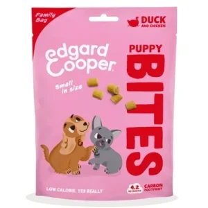 EDGARD & COOPER PUPPY BITES EEND / KIP 120 GR