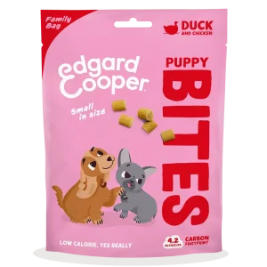 Edgard & Cooper Puppy Bites Eend & Kip Small 120 g