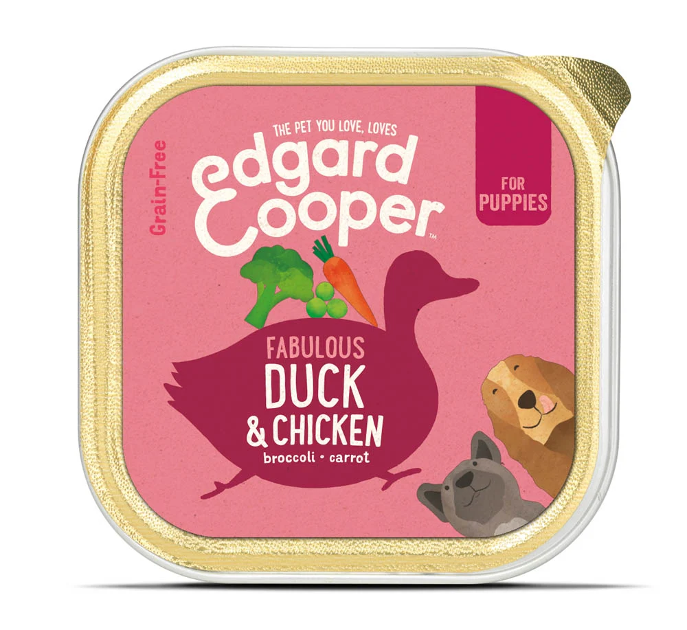 Edgard & Cooper Puppy - Hondenvoer - 150 Gram - kip, eend