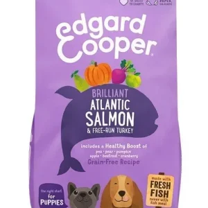 Edgard & Cooper Puppy Verse Atlantische Zalm & Scharrelkalkoen