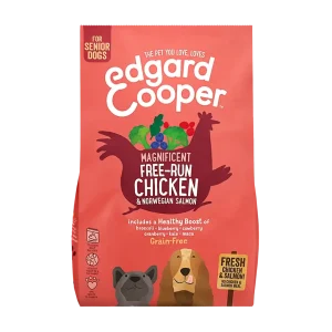 Edgard & Cooper Senior Scharrelkip & Noorse Zalm Graanvrij 12 kg