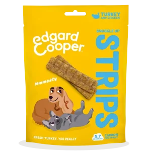 Edgard & Cooper Snuggle Up Strips Kalkoen & Kip 75 g
