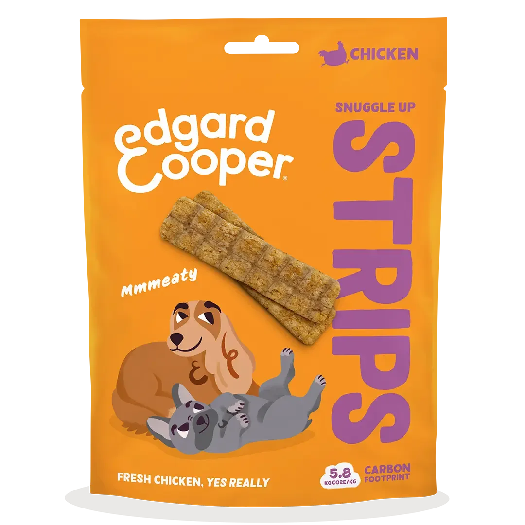 Edgard & Cooper Snuggle Up Strips Kip 75 g