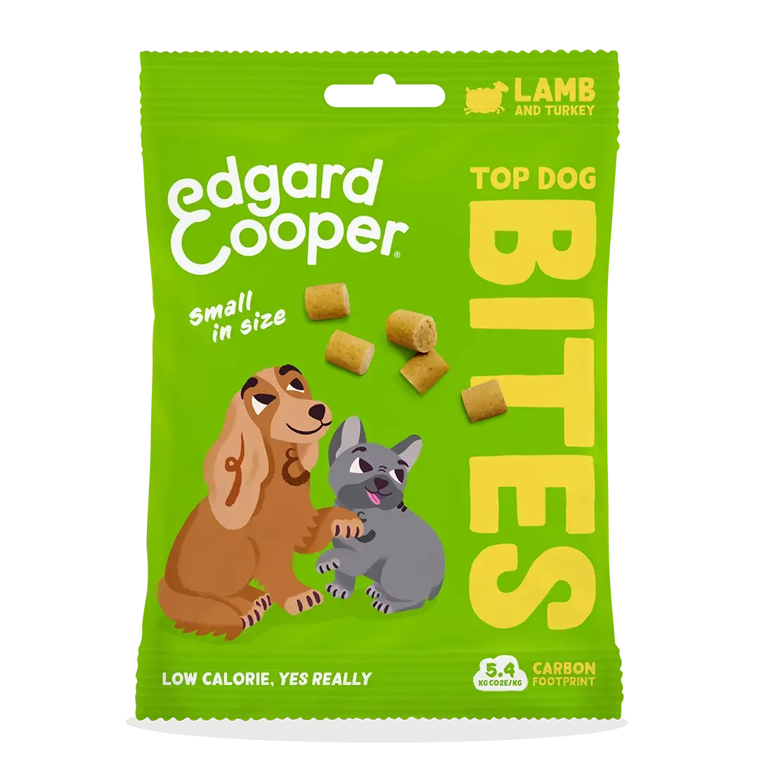 Edgard & Cooper Top Dog Bites Lam & Kalkoen Small 50 gram