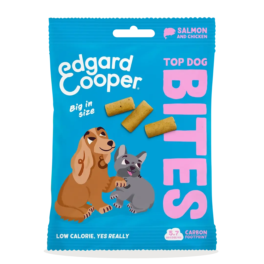 Edgard & Cooper Top Dog Bites Zalm & Kip Large 50 gram